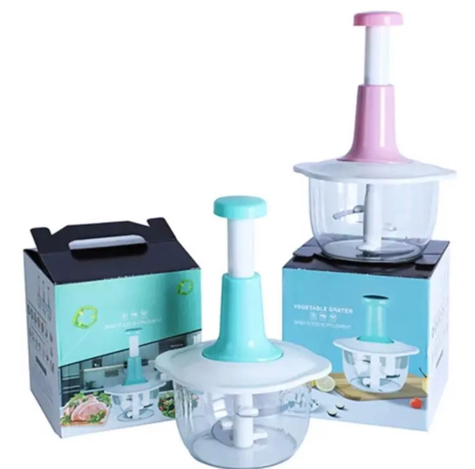 1.5L Hand Pat Chopper with Beater