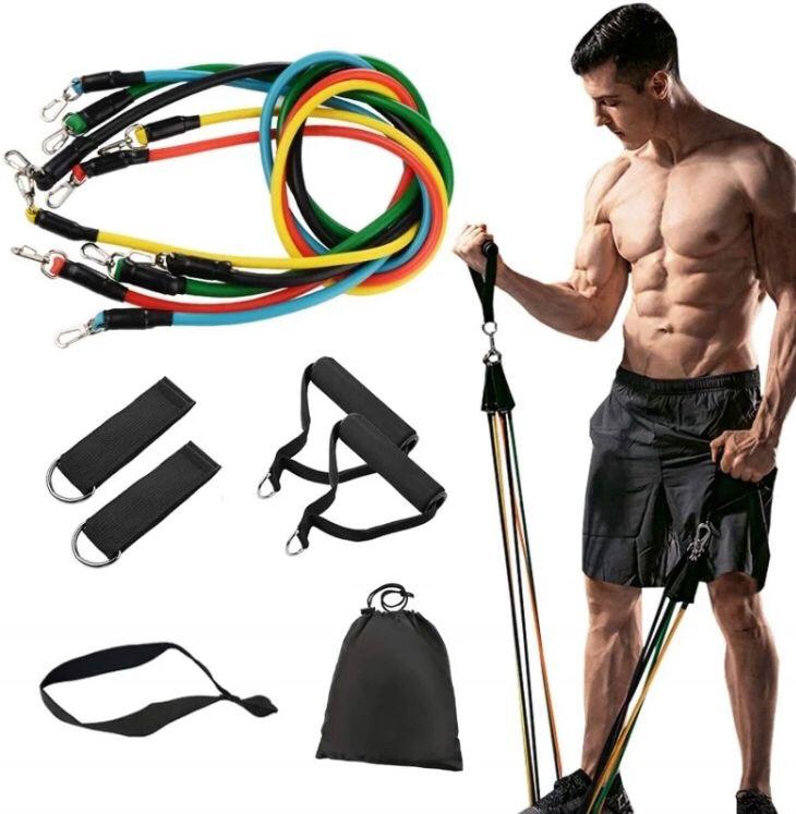 11pcs Resistance Band With Box