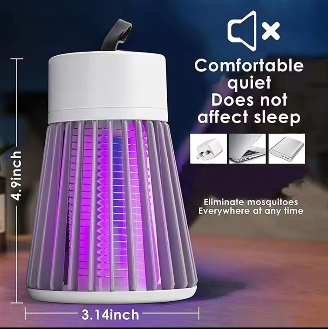 360° umbrella shaped Mosquito killer lamp USB operated With stand and hanging options