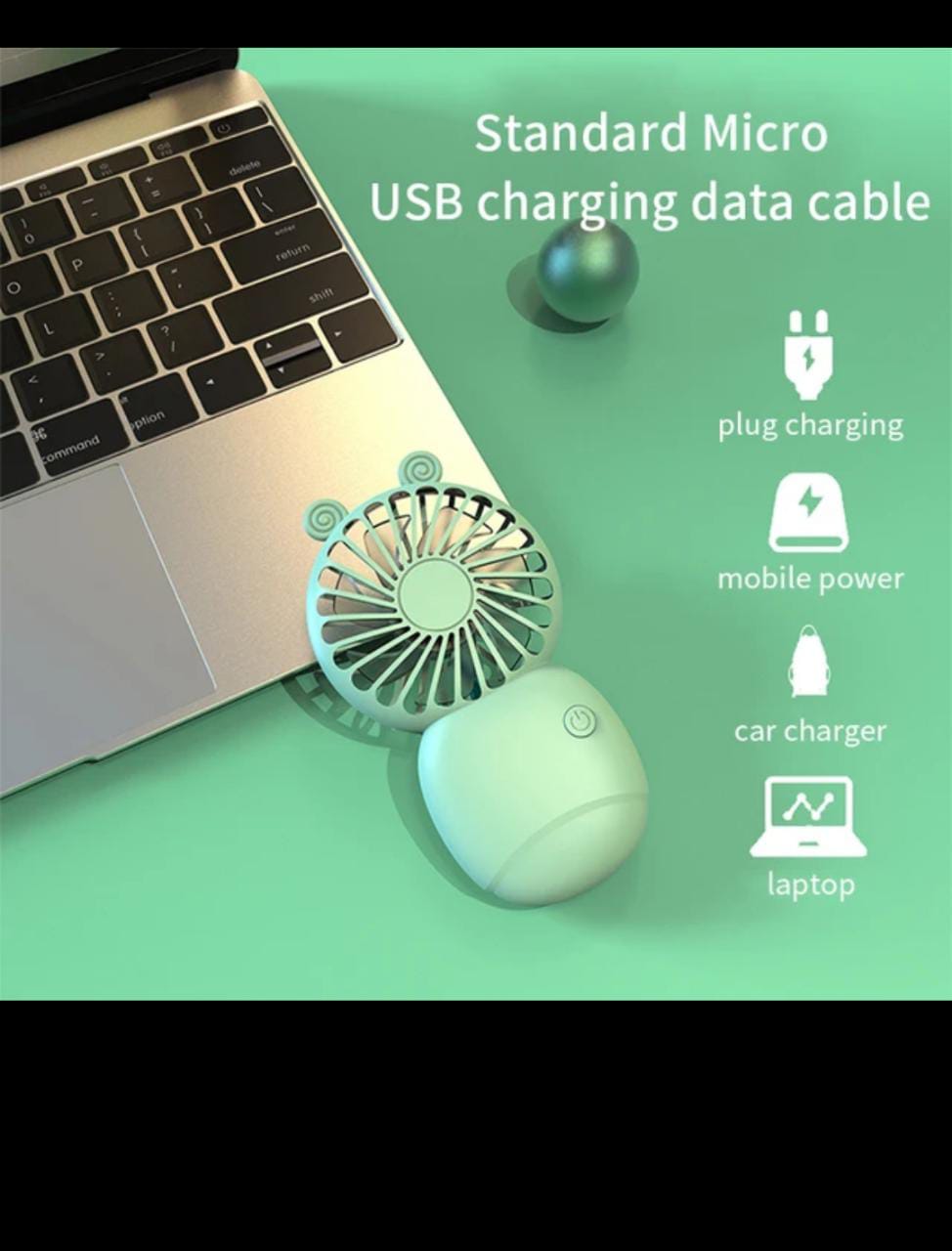 Handheld Fan Small Fan Battery Operated with gift box  Portable Fan 3 Adjustable speed 1000 mAh battery 1.2 hours working time