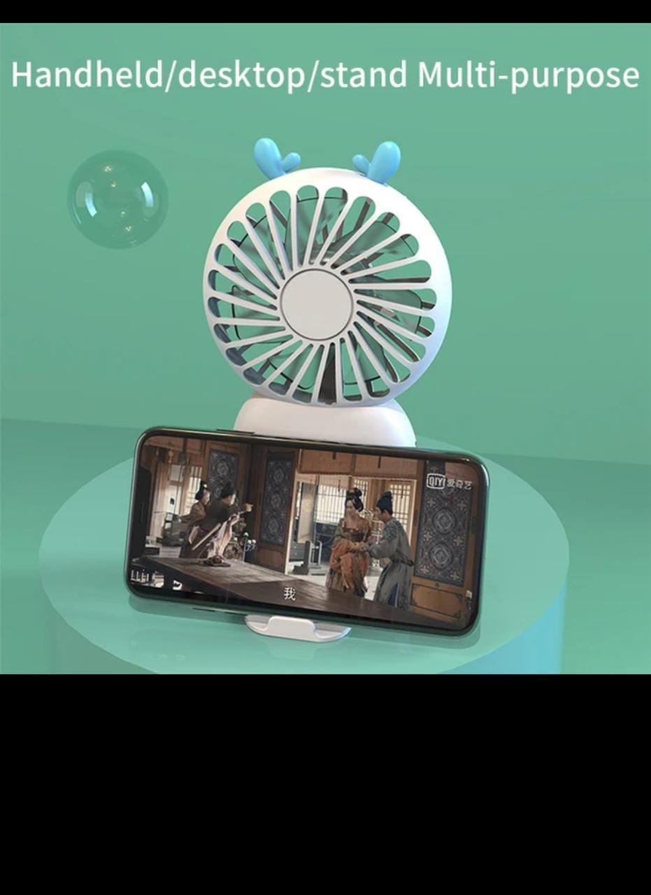 Handheld Fan Small Fan Battery Operated with gift box  Portable Fan 3 Adjustable speed 1000 mAh battery 1.2 hours working time