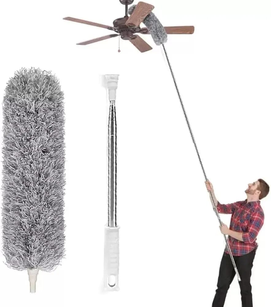 Microfiber Duster  ExtensionPole with Cleaning Ceiling Fan High Ceiling