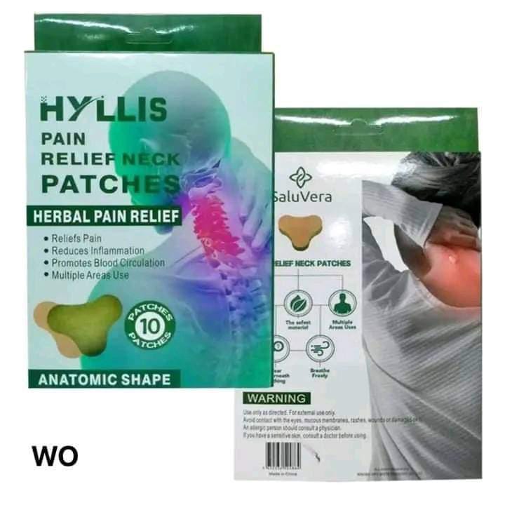 PAIN RELIEF NECK PATCHES (PACK OF 10)