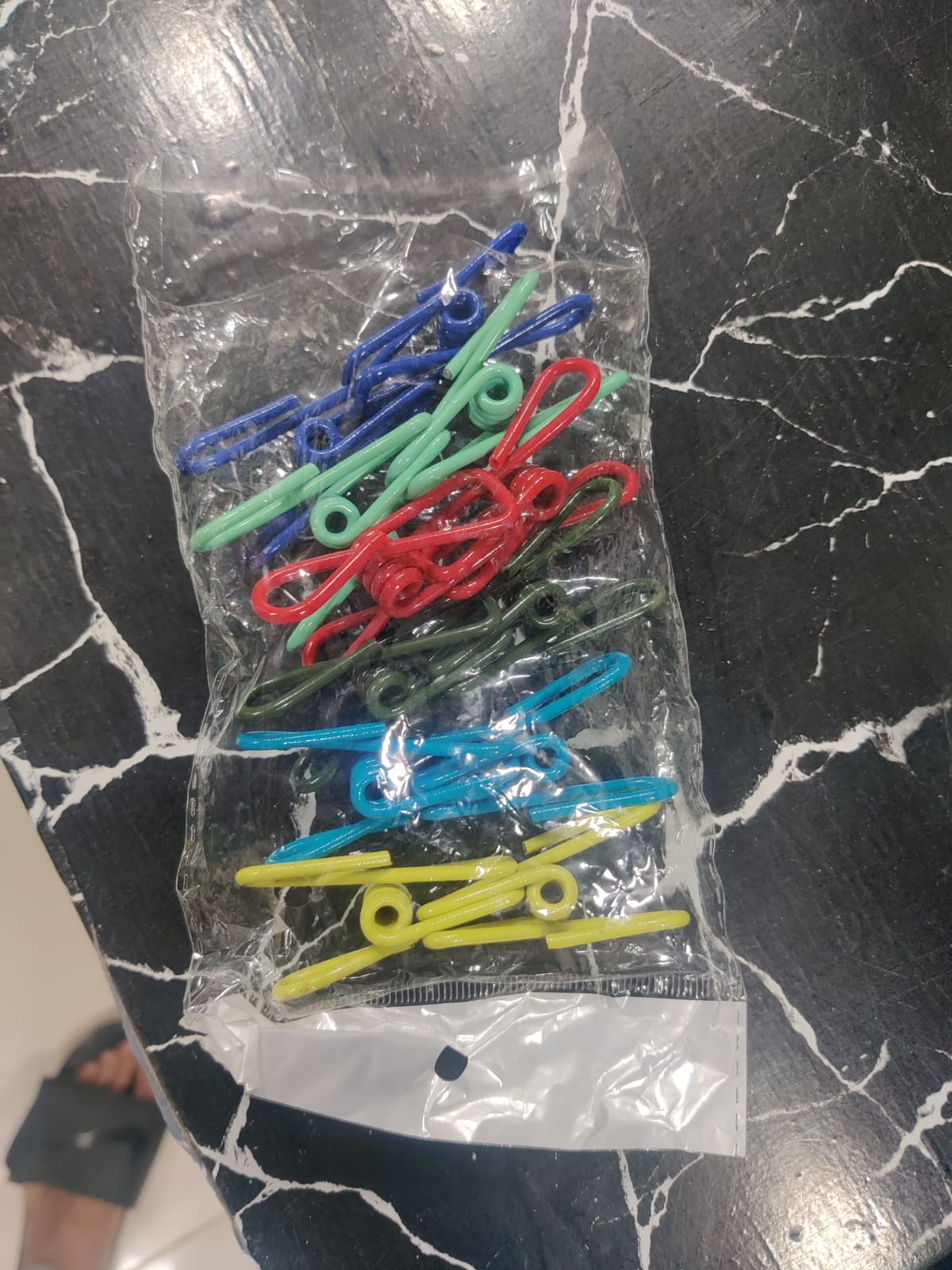 Pack of 12 Multicolor Stainless Steel Clothes Drying Clips