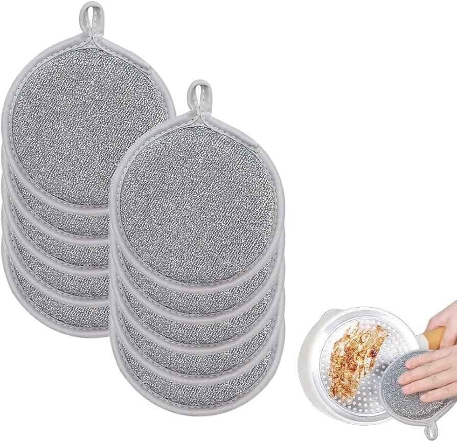 Round Wire Dish Wash Sponge
