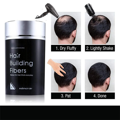 Dexe Hair Building Fibers 22g Colour Black & Dark Brown