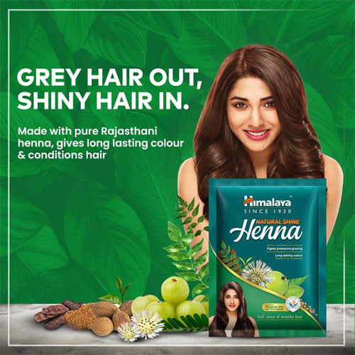 Himalaya Natural Shine Henna Natural Black Mehndi Pack Of 6pcs