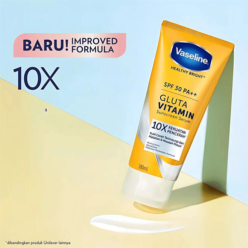 Vaseline Healthy Bright Gluta Vitamin Sunscreen Serum SPF30 180ml